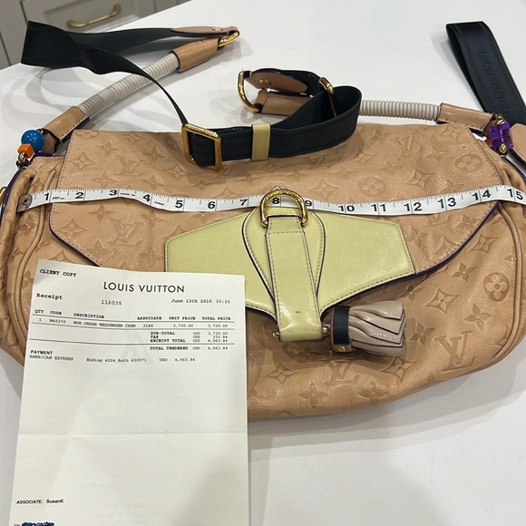 Louis Vuitton M40370 Collection Monogram Underground Messenger Bag Empreinte - Picture 6 of 16